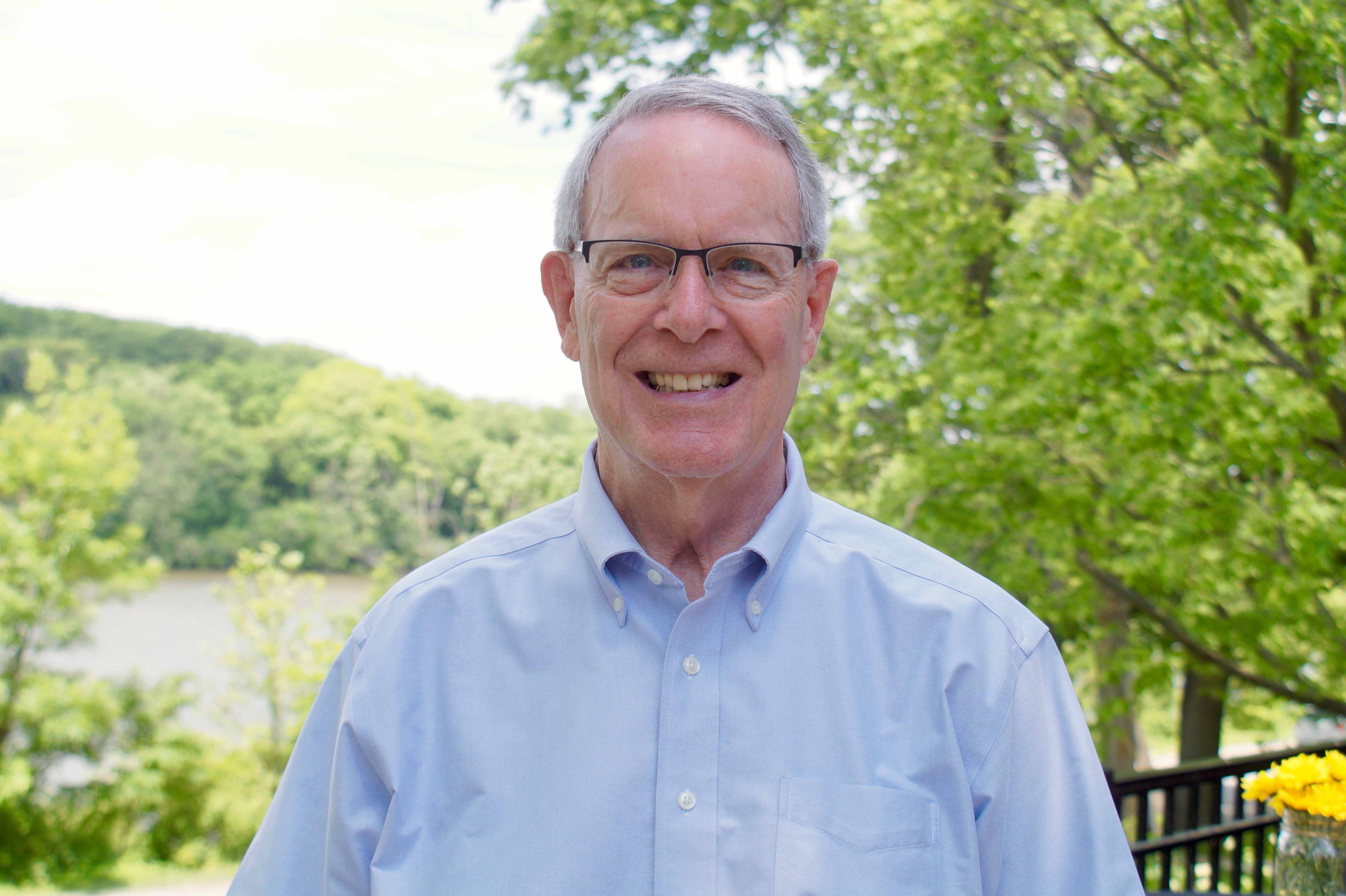 portrait photo of smiling man